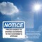 Signmission Prices Subject To Change According To The, 5 in W x Rectangle, Vinyl Decal OS-2PACK-NS-D-35-L-17799 - alternate 6